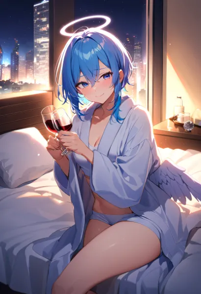 高級ホテルにて