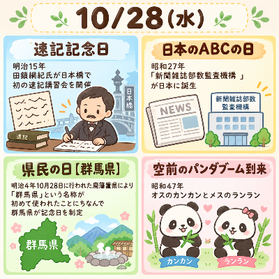 10/28 何の日①