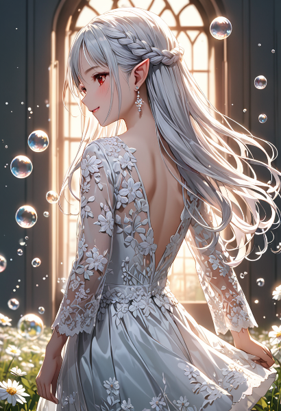 泡に舞うエルフの花嫁の誓い