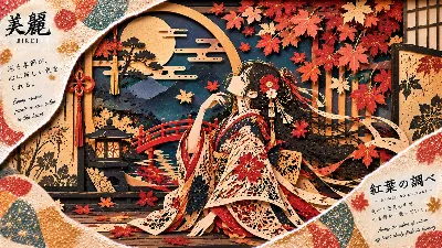 紅葉の調べに心を委ねる夜