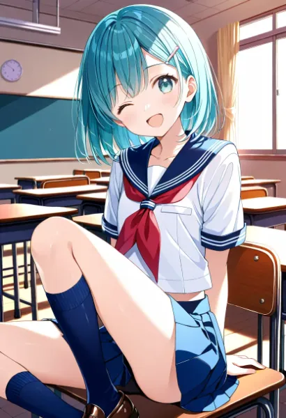 常磐アクア（お題：ヘアピン#4）