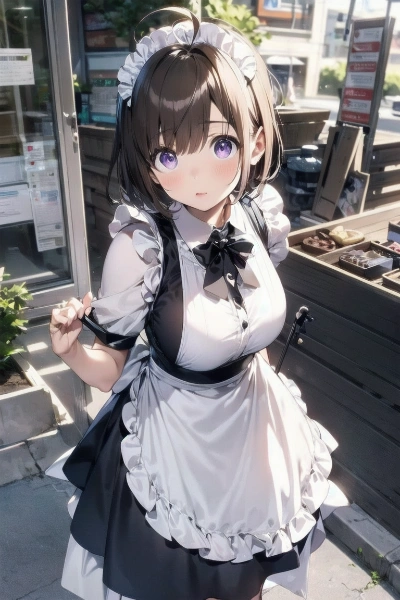 バイト中の彼女