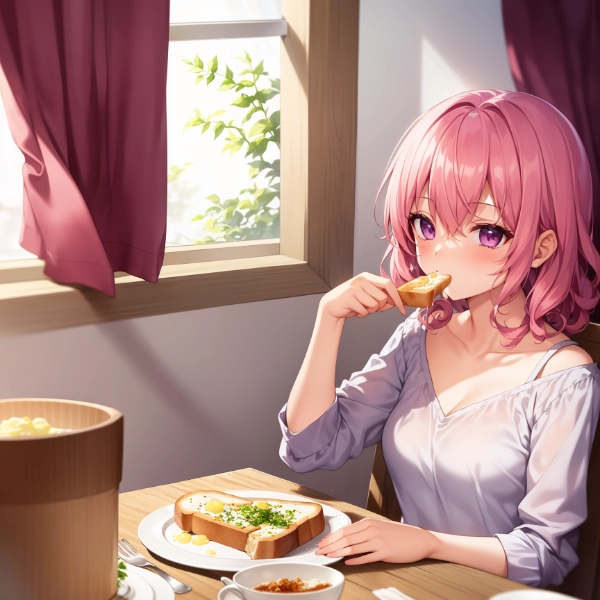 ピンクちゃんおうちごはん