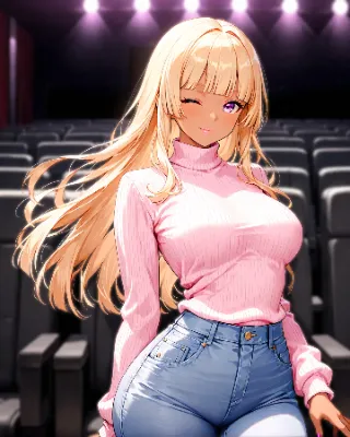 ギャル子と映画館デート✨