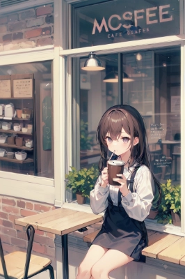 コーヒー飲んで気分転換を