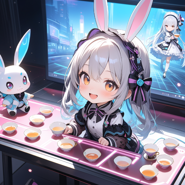 サイバーアリスとお茶会☆