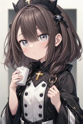髪