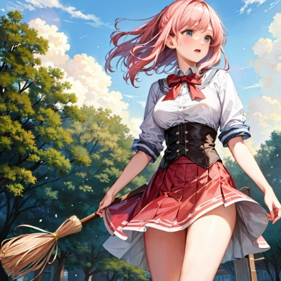 ほうきと言えば自称魔法少女