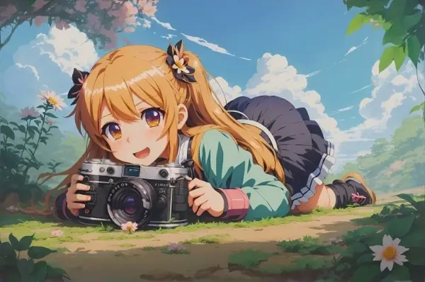 へへ～とるぞ～