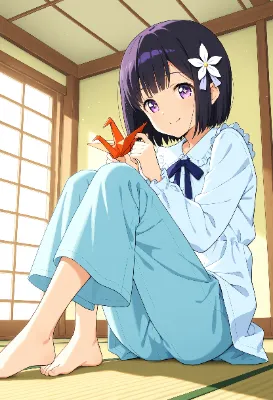 リラクゼーションサロン『ももんげ』6日目🌸ひまりの折り紙