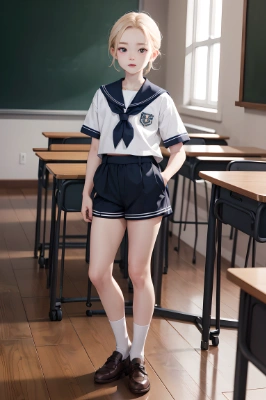 セーラー服の少年達