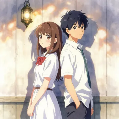 夕暮れの優しい視線