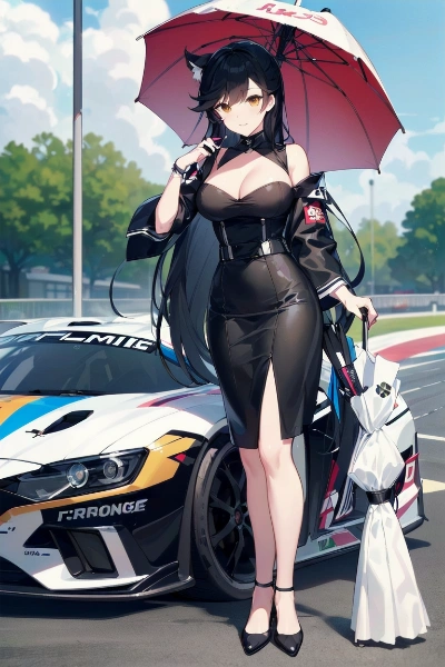 ワンコの娘のレースクイーン