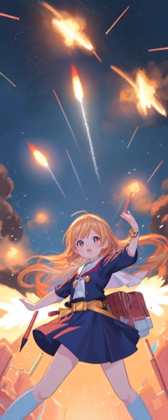 鉛筆発射ァッ！