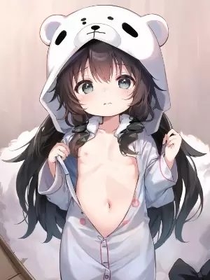 くまのパジャマでロリうにゅほ