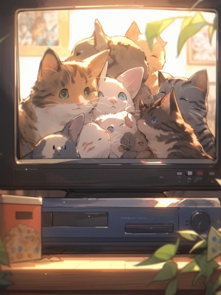 猫のテレビ