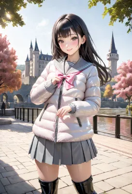 城下町のJK