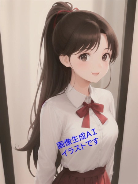 ポニーテール美少女たち（イラスト）