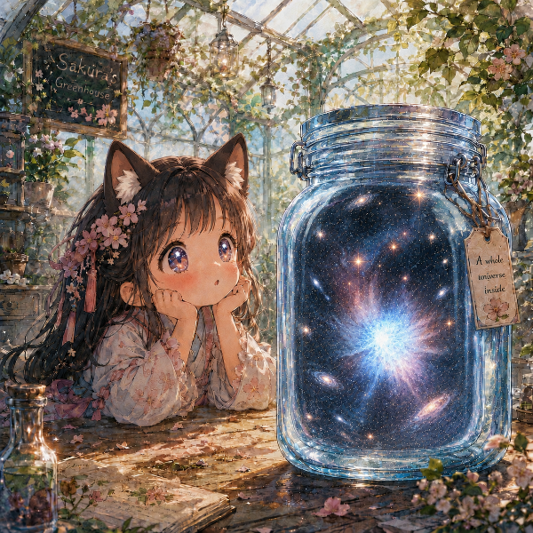 小さな瓶に、宇宙をひとつ。 