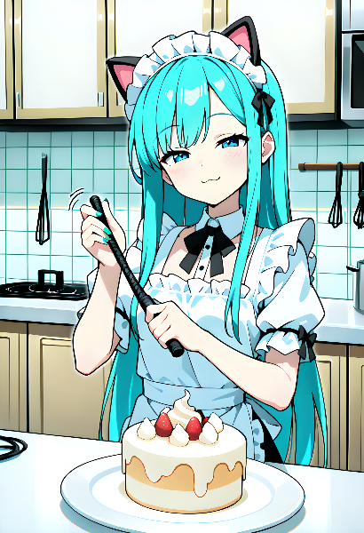 ケーキが出来ましたよ