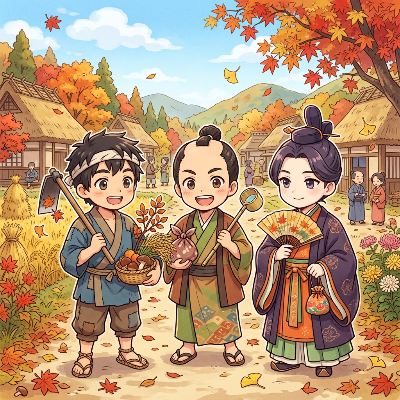 9/29 飛鳥時代の男の子×秋