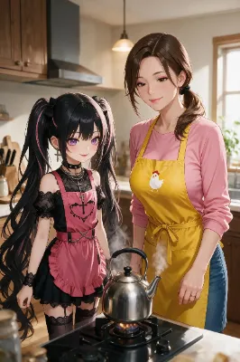 カップヌーグルの素材とプロンプト