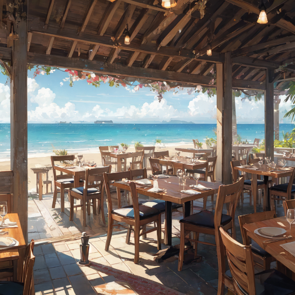 夏が終わった海の家