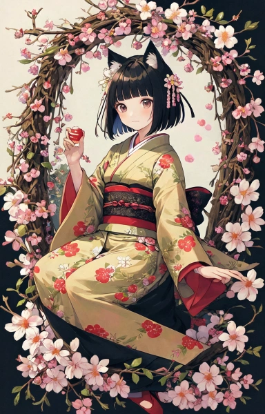 桜花猫