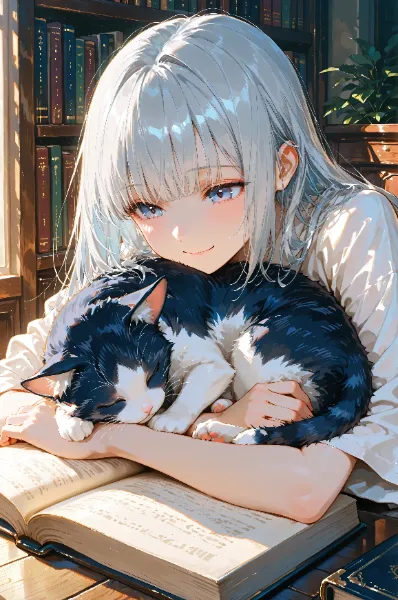 眠り猫のしおり