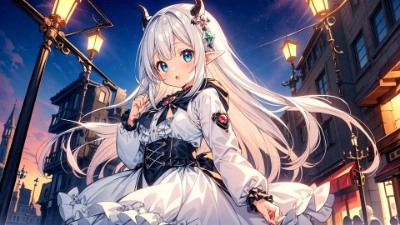 深夜のお散歩