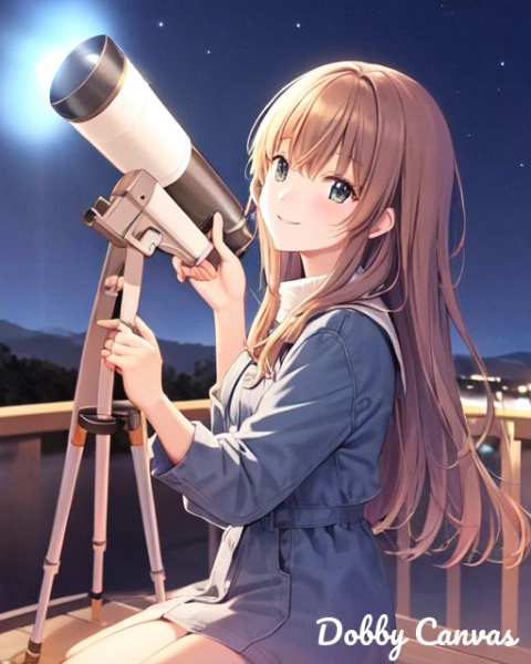 No.773 天体観測する女の子