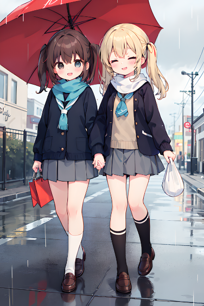 相愛💓傘でらぶらぶ(⋈◍＞◡＜◍)。✧♡💓