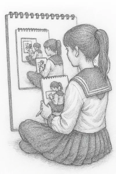 鏡の中の無限スケッチ