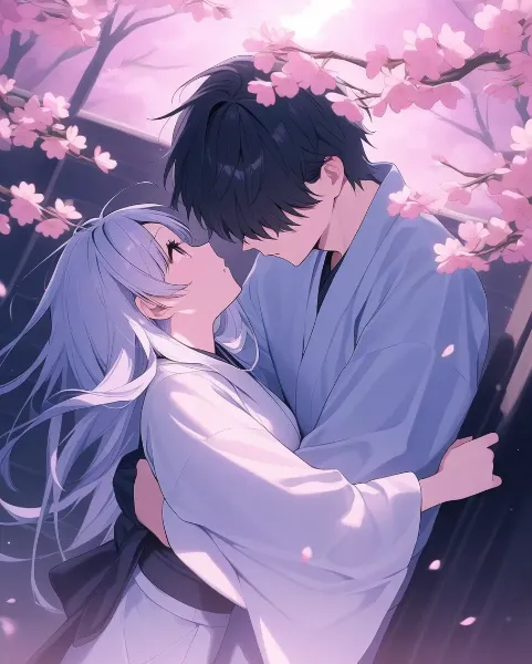 桜の下の恋人たち