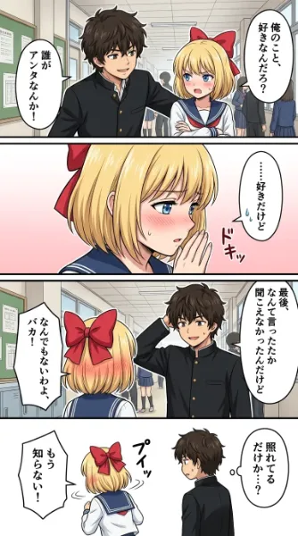 素直になれないムスメさん