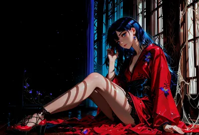 月下の紅蓮、夜霧の誘惑