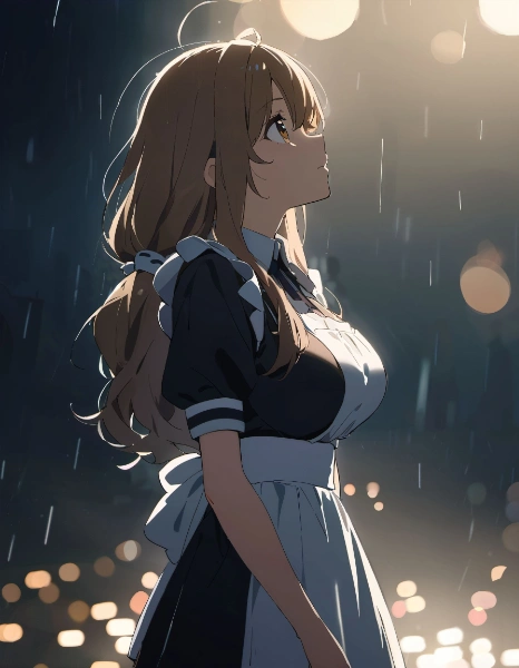 雨の夜