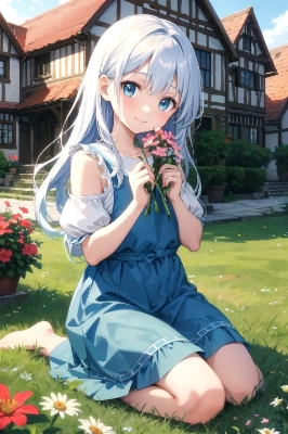 お花を摘みに