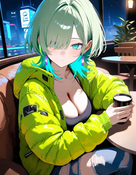 カフェでのひと時