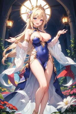 花咲き誇る神殿