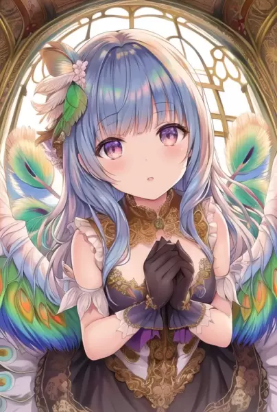 祈りをささげる少女