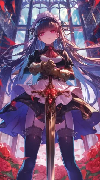 戦うメイドさん