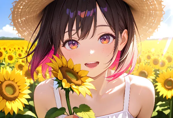 ひまわり畑の夏の秘密