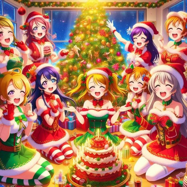 女子会のクリスマスパーティー