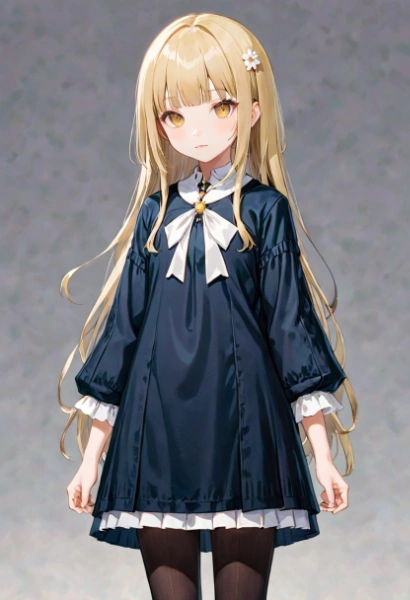 生成機で姫カット風