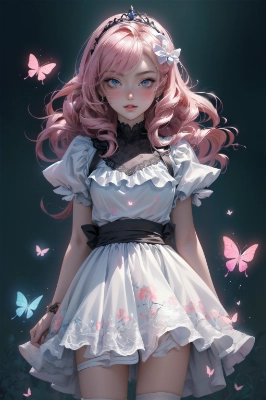 manga style Alice in Wonderland