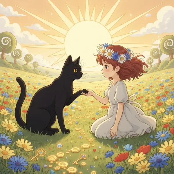 花冠の少女と黒猫の約束