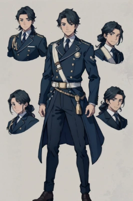 CoC全身立ち絵　警官