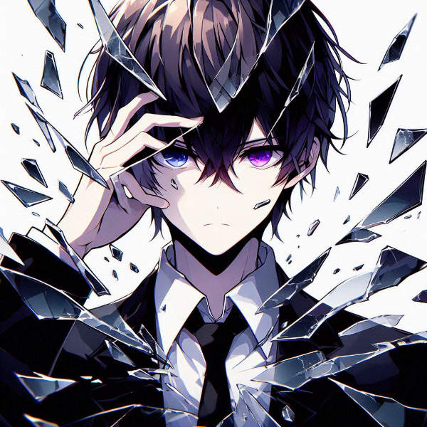 ガラスと、黒髪短髪男性…その6(8枚)