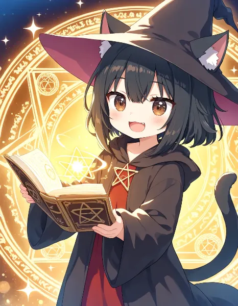 使い魔を召喚するニャ♪